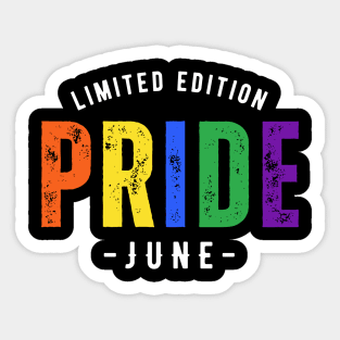 Pride, June, Limited Edition Sticker